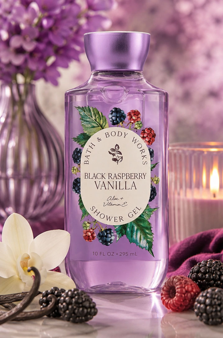 شاور ژل Black Raspberry Vanilla